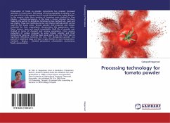 Processing technology for tomato powder