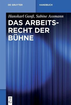 Cover Das Arbeitsrecht der Bühne (eBook, PDF)