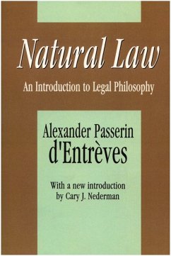Natural Law (eBook, ePUB) - D'Entreves, Alexander Passerin
