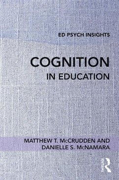 Cover Cognition in Education (eBook, ePUB)