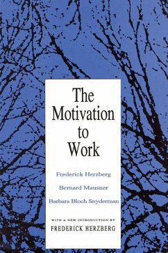 Motivation to Work (eBook, ePUB) - Herzberg, Frederick