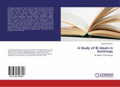 A Study of Bi Ideals in Semirings