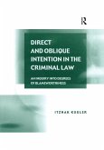 Direct and Oblique Intention in the Criminal Law (eBook, PDF)