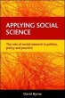Applying social science (eBook, ePUB) - Bild 1