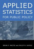Applied Statistics for Public Policy (eBook, ePUB)