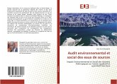 Audit environnemental et social des eaux de sources