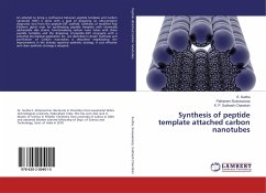 Synthesis of peptide template attached carbon nanotubes