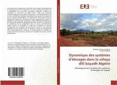 Cover Dynamique des systèmes d'élevages dans la wilaya d'El bayadh Algérie