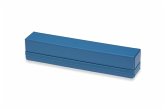 Pen Case Hard Steel Blue Pen Case Hard Steel Blue