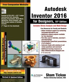 Autodesk Inventor 2016 for Designers (eBook, ePUB) - Tickoo, Sham