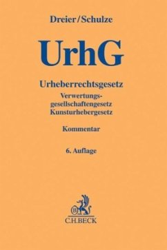 Urheberrechtsgesetz (UrhG), Kommentar - Dreier, Thomas;Schulze, Gernot