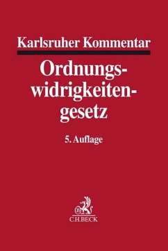 Karlsruher Kommentar zum Gesetz über Ordnungswidrigkeiten