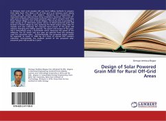 Design of Solar Powered Grain Mill for Rural Off-Grid Areas