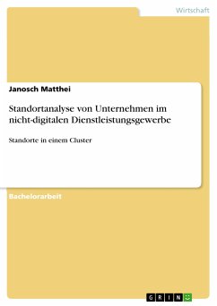 Standortanalyse von Unternehmen im nicht-digitalen Dienstleistungsgewerbe (eBook, PDF) - Matthei, Janosch