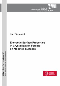 Energetic Surface Properties in Crystallization Fouling on Modified Surfaces - Siebeneck, Karl