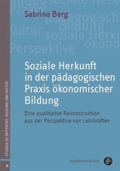 Cover Soziale Herkunft in der pädagogischen Praxis ökonomischer Bildung