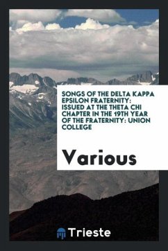 Songs of the Delta Kappa Epsilon Fraternity - Various