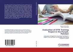 Evaluation of ETTE Training Project in the Punjab, Pakistan