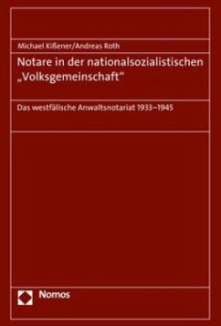 Notare in der Nationalsozialistischen 