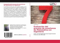 Evaluación del proceso de enseñanza de Matemática en Ingeniería - Romero, Luis