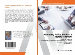 Monetary Policy and FDI: a literature review