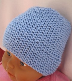 Cover Strickanleitung Babymütze tragbar bis 6 Monate (eBook, ePUB)