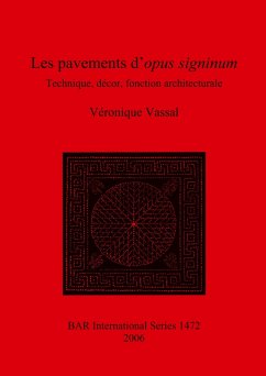 Cover Les pavements d'opus signinum
