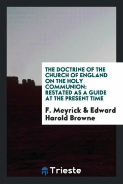 The doctrine of the Church of England on the Holy Communion