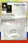 Project 1704: A U.S. Army War College Analysis of Russian Strategy in Eastern Europe, an Appropriate U.S. Response, and the Implications for U.S. Land