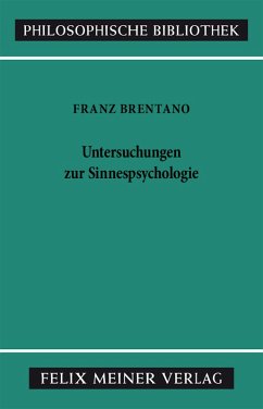 Cover Untersuchungen zur Sinnespsychologie (eBook, PDF)