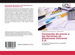 Formación de precio a los Servicios en Almacenes Universo S.A.