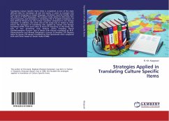 Strategies Applied in Translating Culture Specific Items