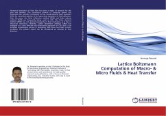 Lattice Boltzmann Computation of Macro- & Micro Fluids & Heat Transfer