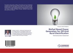 Biofuel Based Power Generation for Off-Grid Rural Electrification