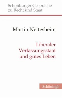 Cover Liberaler Verfassungsstaat und gutes Leben