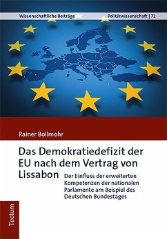 Das Demokratiedefizit der EU nach dem Vertrag von Lissabon (eBook, ePUB) - Bollmohr, Rainer