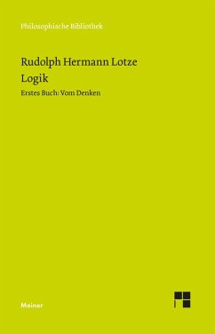 Logik, Erstes Buch. Vom Denken (eBook, PDF) - Lotze, Rudolph Hermann