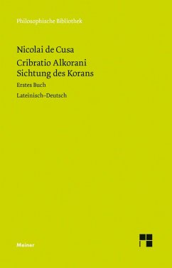 Cribratio Alkorani. Sichtung des Korans. Erstes Buch (eBook, PDF) - Nikolaus Von Kues