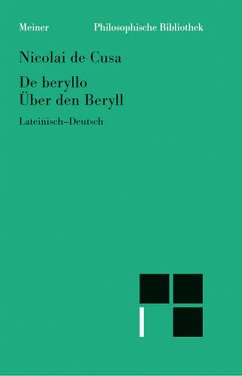 De beryllo. Über den Beryll (eBook, PDF) - Nikolaus Von Kues