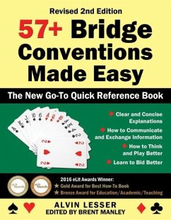 57+ Bridge Conventions Made Easy - Lesser, Alvin