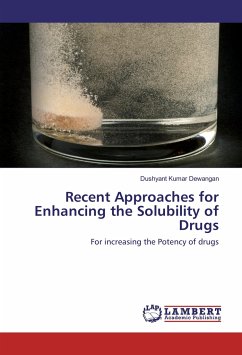 Recent Approaches for Enhancing the Solubility of Drugs