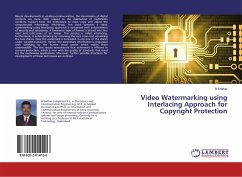 Video Watermarking using Interlacing Approach for Copyright Protection