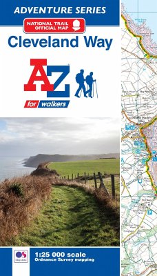 Cleveland Way National Trail Official Map - A-Z Maps