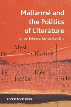 Mallarme and the Politics of Literature - Boncardo, Robert