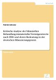 Kritische Analyse der bilanziellen Behandlung immaterieller Vermögenswerte nach IFRS und deren Bedeutung in der deutschen Bilanzierungspraxis