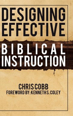Designing Effective Biblical Instruction Cover Designing Effective Biblical Instruction