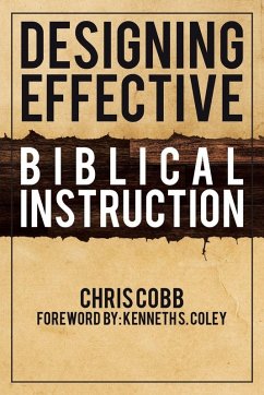 Cover Designing Effective Biblical Instruction