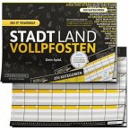 Denkriesen DEN09011 - Stadt Land Vollpfosten®, do it yourself Edition, DIN A4, Familienspiel