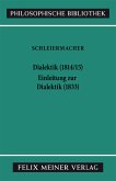 Dialektik (1814/15). Einleitung zur Dialektik (1833) (eBook, PDF)