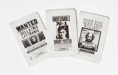 Harry Potter: Wanted Posters Pocket Notebook Collection (Set of 3) - Insight Editions